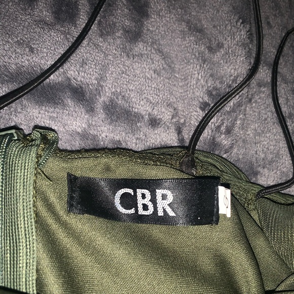 Gorgeous Olive Green Mesh Maxi Dress - Picture 5 of 5